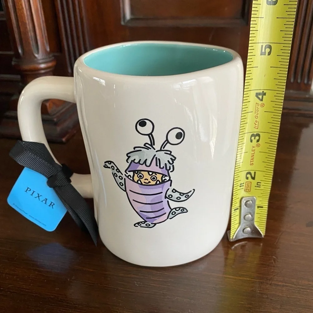 Rae Dunn Pixar BOO! Monsters Inc Disney Double Sided Mug NWT